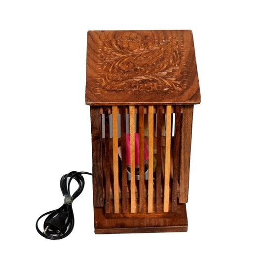 Handcrafted Rosewood Lamp