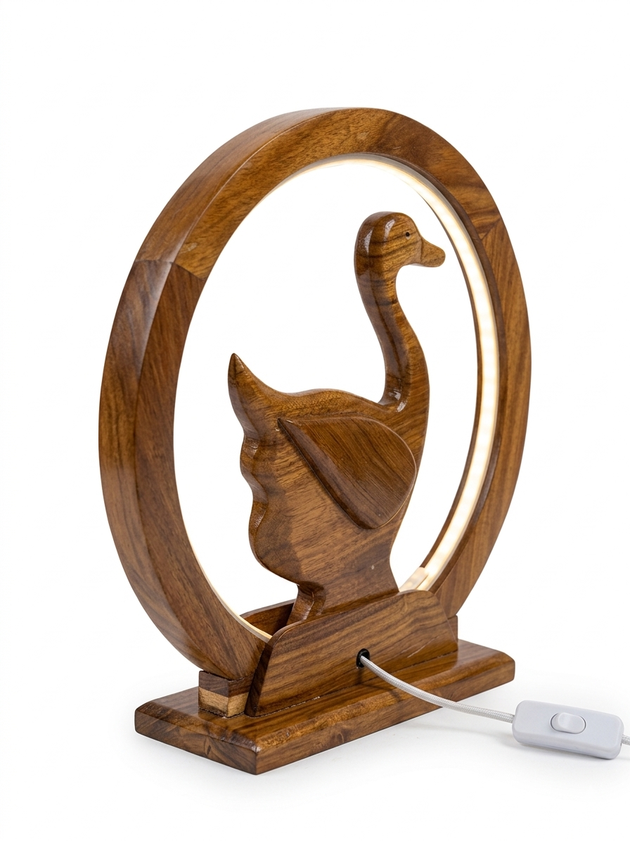 Serenity Swan Halo Lamp