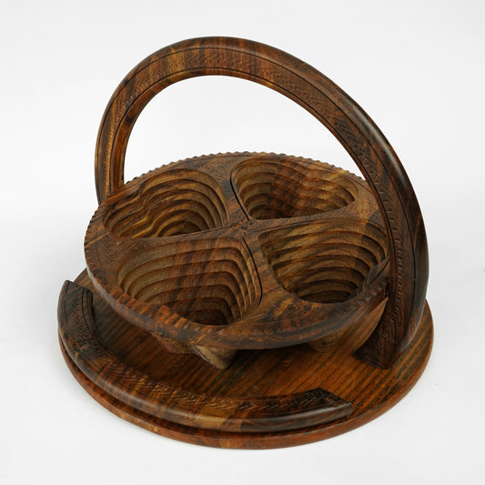 Cutdown Wooden Dry Fruit Basket