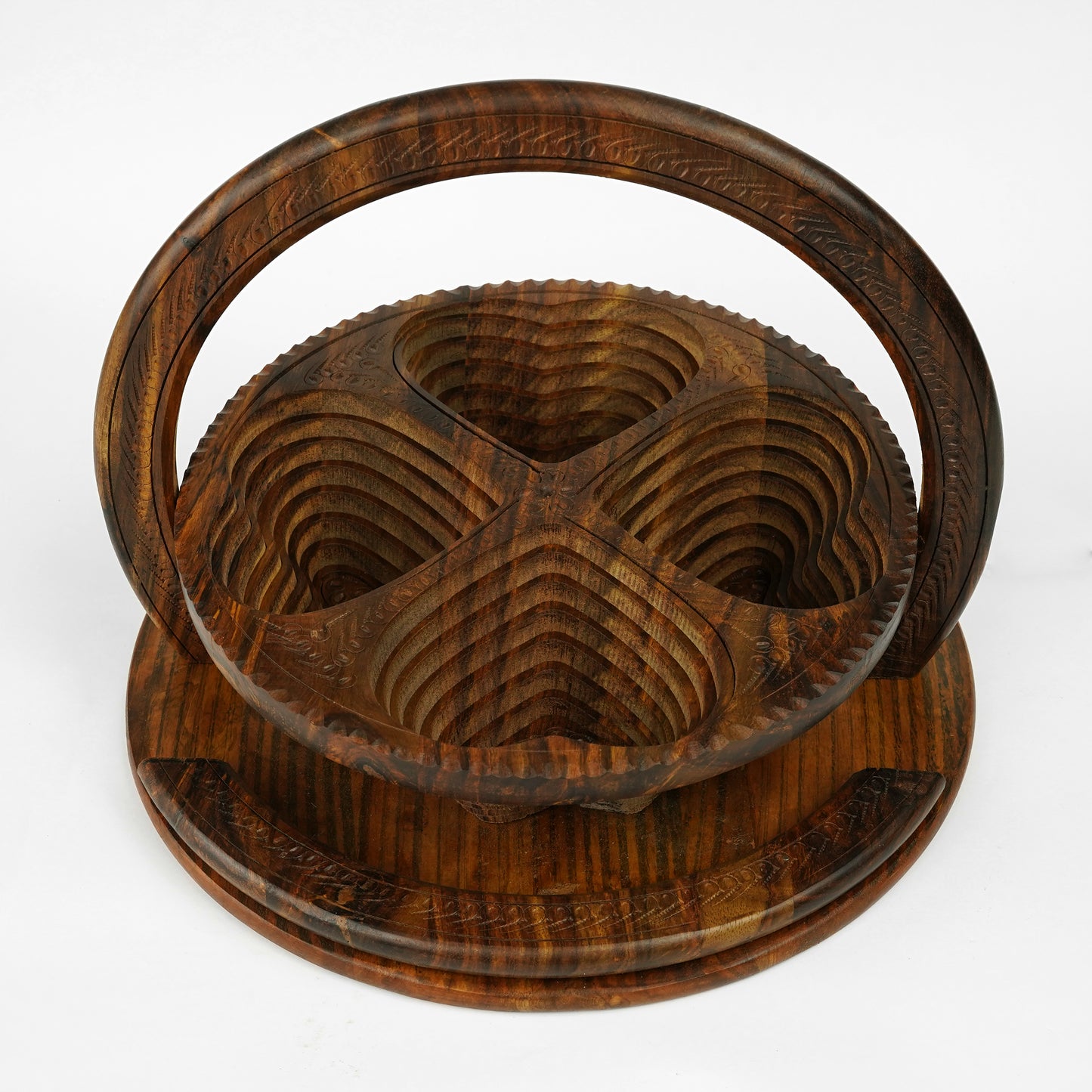 Cutdown Wooden Dry Fruit Basket