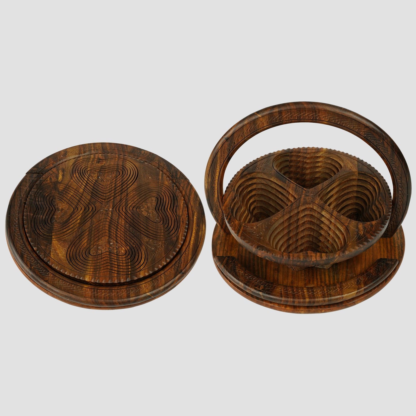 Cutdown Wooden Dry Fruit Basket