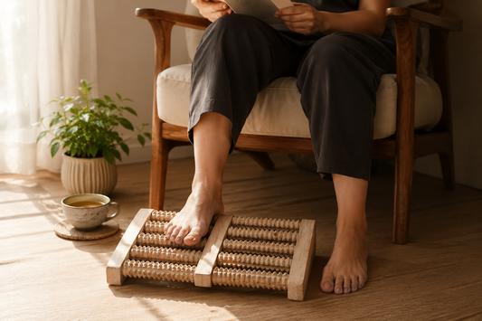Wooden Foot Massage Roller