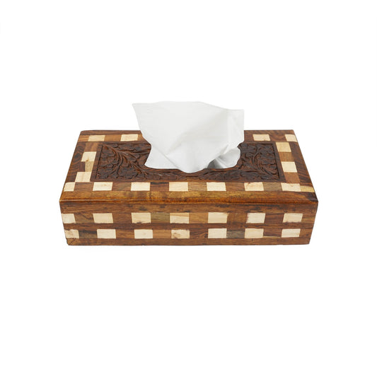 Tissue Box - Shajar Handmade Wooden Tissue Box