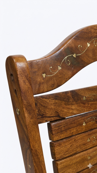 Premium Wooden Folding Chair & Table Set