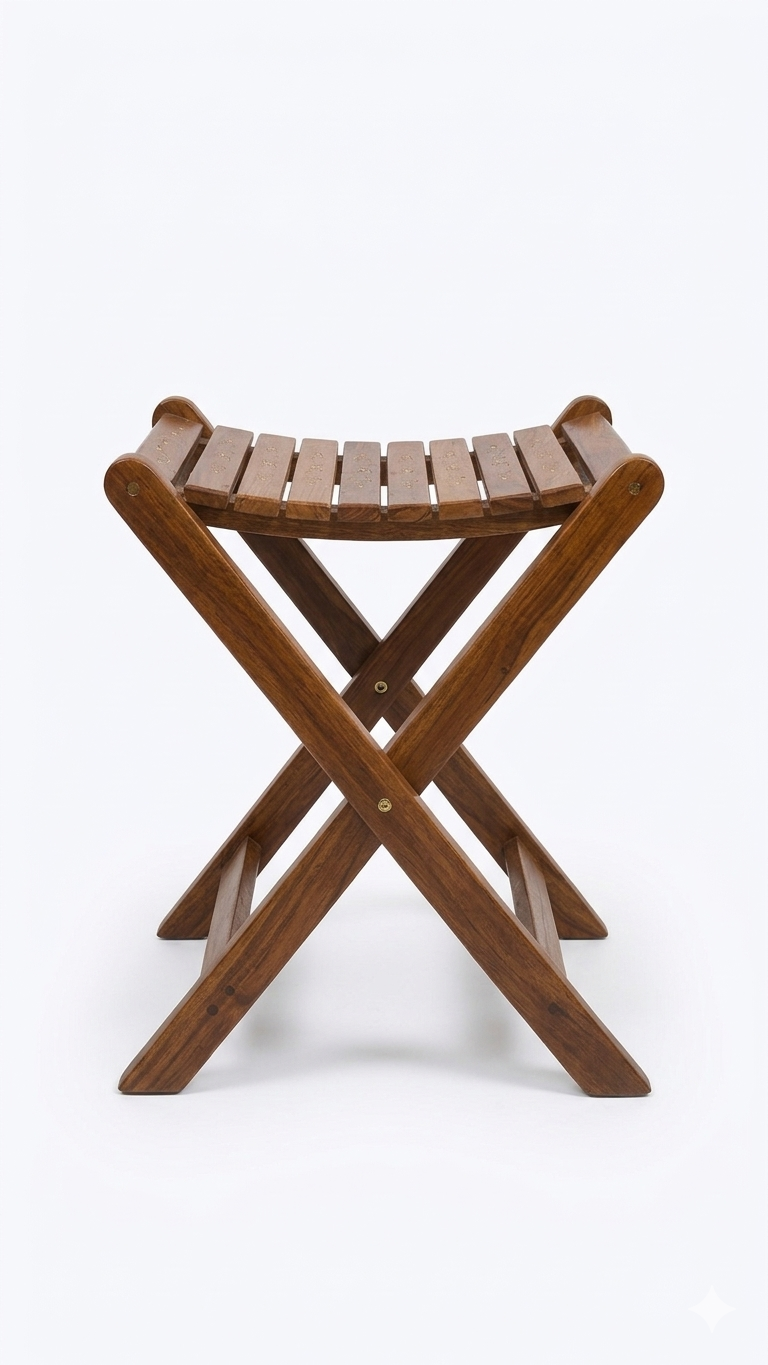 Premium Wooden Folding Chair & Table Set