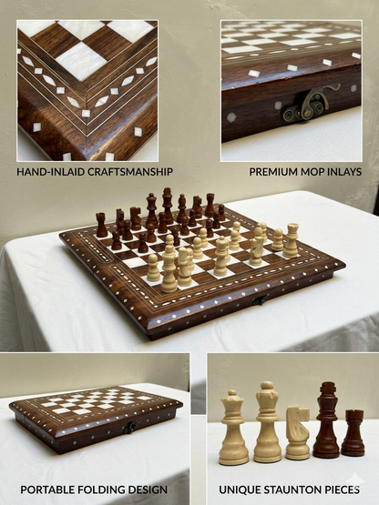 Premium Signature  Wooden  Chess