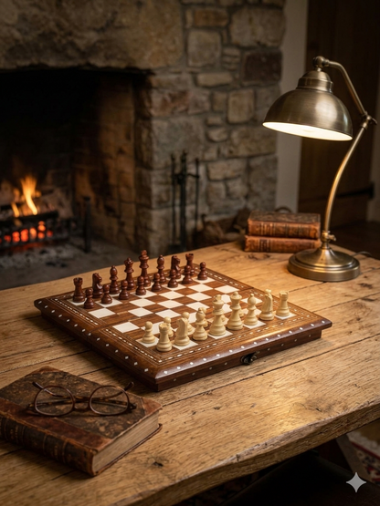Premium Signature  Wooden  Chess