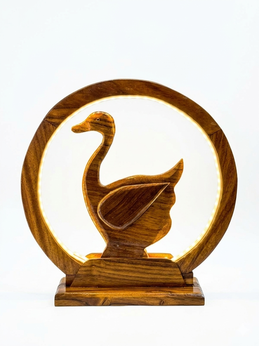 Serenity Swan Halo Lamp