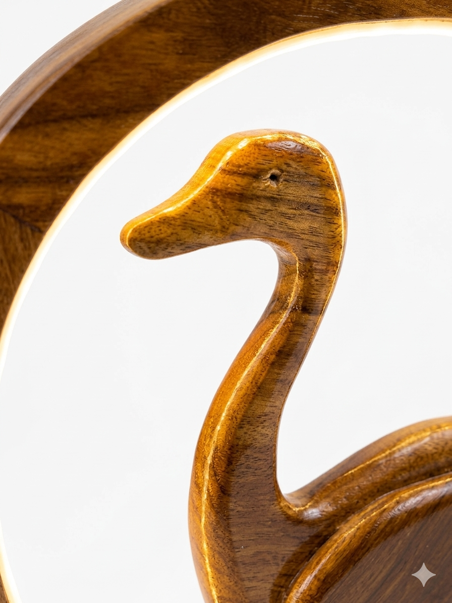 Serenity Swan Halo Lamp