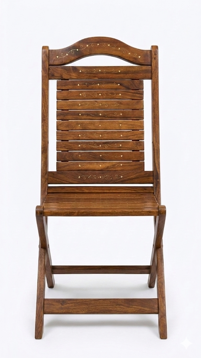 Premium Wooden Folding Chair & Table Set