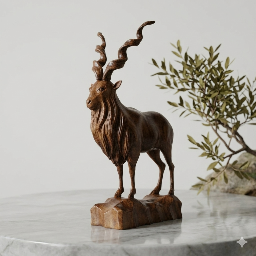 Markhor Premium Art Piece