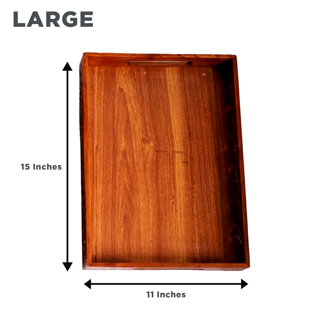 Handcrafted Wooden Tray Set