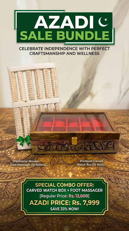 Large Carving Box + Massager — 14 August Bundle