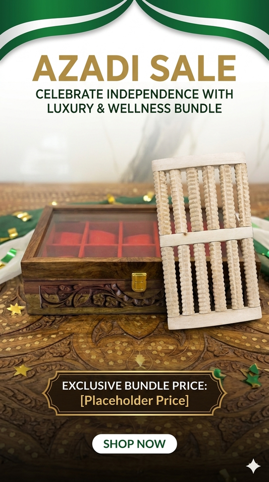 Large Carving Box + Massager — 14 August Bundle